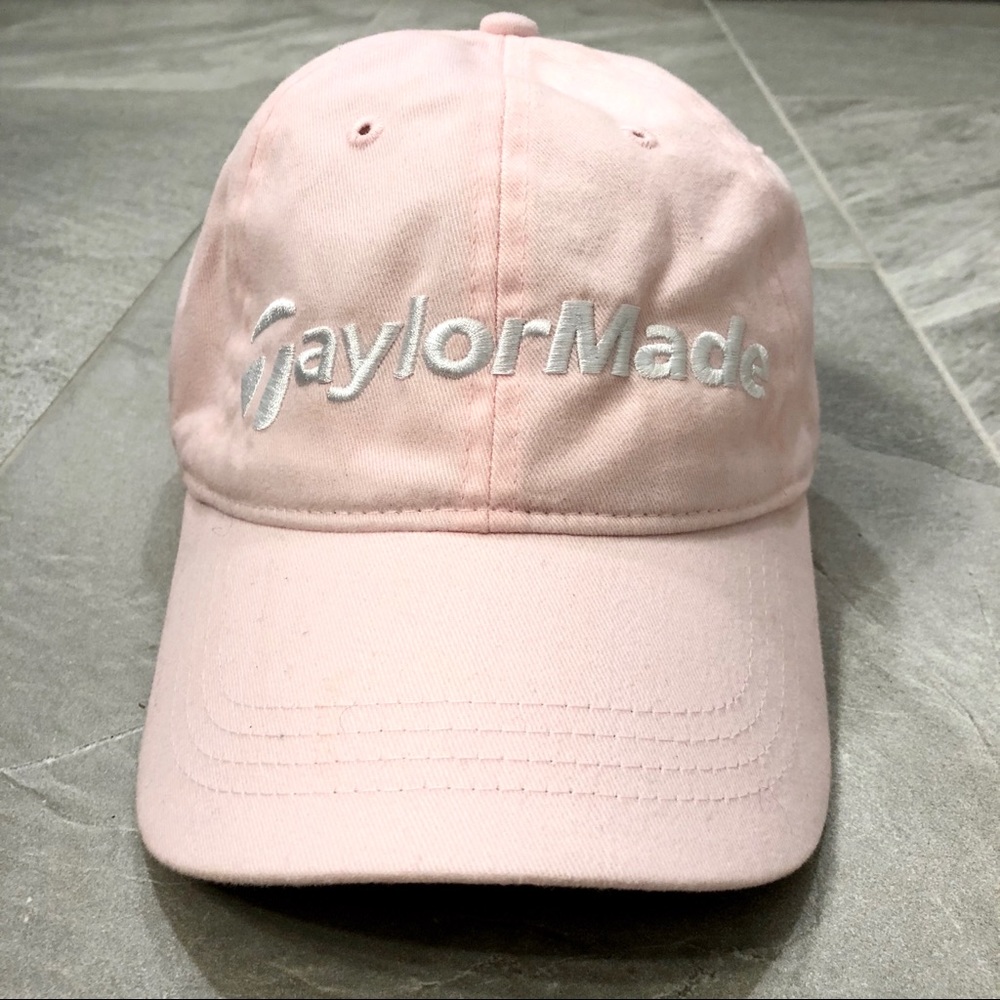 TaylorMade Light Pink & White Golf Hat NWT